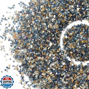 Brillo artesanal de vidrio triturado para resina, astillas de cristal metálico irregular Sprin - Imagen 1 de 5
