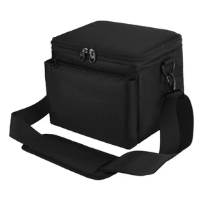 Adjustable Shoulder Strap Camera Bag Double Compartments Accessories Storage - Picture 1 of 8