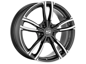Cerchio in Lega MSW 73 8,5x18 ET37 Foratura 5x120 Gloss Dark Grey Full Polished - Imagen 1 de 2