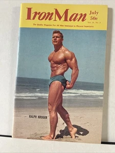 IRON MAN magazine Vol 26 #5 July 1967 Ralph Kroger ARNOLD Schwarzenegger, IM1 - Picture 1 of 6