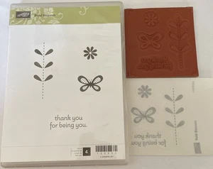Stampin Up Bold Blossom 122232 Stamp Set thank you for being you + (NEW) - Bild 1 von 4