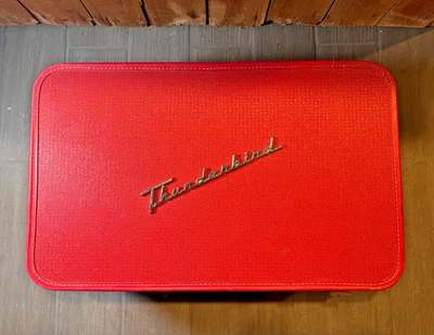 Vintage Starline Red THUNDERBIRD Luggage Suitcase | Baltimore Luggage Co. Retro - Image 1 of 4