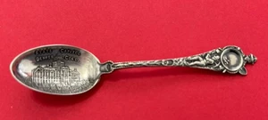 Prospector State Capitol Denver CO Sterling Silver 4.1.g 3.5” Souvenir Spoon - Picture 1 of 8