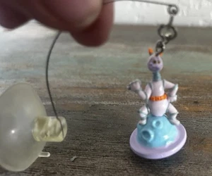 Seltene Walt Disney World Astronaut Figur 3D Figur Saugnapf Schlenker - Bild 1 von 3