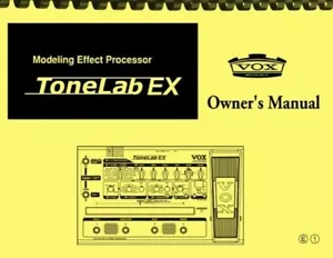 Vox ToneLab EX Modeling Effektprozessor 2-in-1 Bedienungsanleitung - Bild 1 von 4