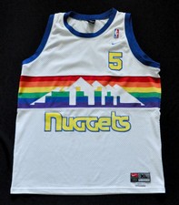 nuggets white rainbow jersey