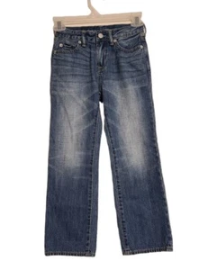 Gap kids 1969 size 7 regular 21.5" inseam denim jeans hook closure - Picture 1 of 7