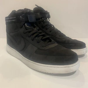 Nike x John Elliot Vandal High PRM JE QS - 14 - AR8861-001 Black White Suede - Picture 1 of 8