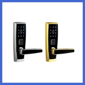 Nueva cerradura de puerta biométrica con huellas dactilares + almohadilla de dígitos + mecánico + tarjeta RFID - Imagen 1 de 12