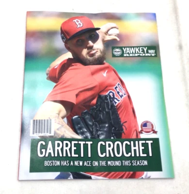 May / June 2025 Yawkey Way Report Red Sox Program Magazine Garrett Crochet Cover - Image 1 of 4