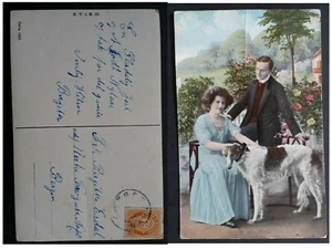 c. 1893 Norway Postcard-Family Scene ties 3Ore Stamp to Bergen - Picture 1 of 3