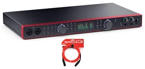 Focusrite SCARLETT 18I20 4G 4th Gen 24-bit 192 kHz Recording Interface+XLR Cable - Picture 1 of 12