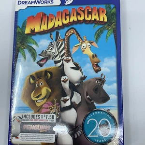 MADAGASCAR DVD Celebrating 20 Years NEW SEALED 2005 Dreamworks Wide Screen Bonus - Picture 1 of 2