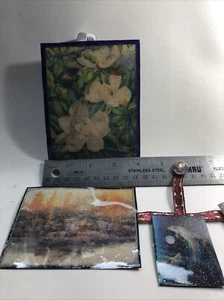 Flowers And Scenes, Dolphins , 3- Each Book Marks Very Lightweight - Picture 1 of 8