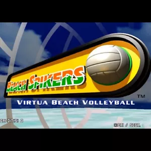 Used Beach Spikers GD-ROM and Key chip SEGA 2001 Women's beach Volleyball JVS - Picture 1 of 1