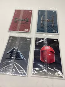 STAR WARS Last Jedi AMC Premier Fan Event Topps Jumbo Cards New Sealed Set x4 E5 - Picture 1 of 2