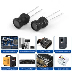 Radial Ferrite Choke Inductor Coil 1uH - 10MH 6mm x 8mm/8mm x 10mm/9mm x 12mm - Picture 1 of 14