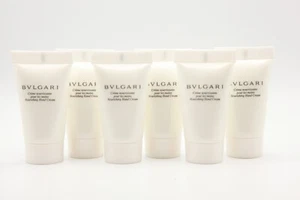 BVLGARI Unscented Nourishing Hand Cream - .52 Fl oz / 15mL Pack of 6 NEW - Picture 1 of 2