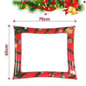 Christmas Inflatable Photo Booth Props Frame Xmas Christmas Party Games Supplies