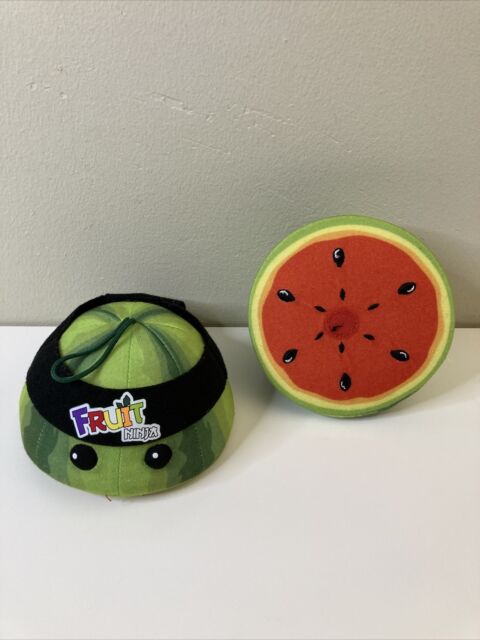 Fruit Ninja Game Watermelon Plush Toy Halfbrick Green Pull-Apart Stuffed  Plushie