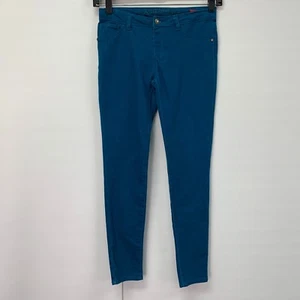 Arizona Jeans Jeggings Pants 16 Regular Juniors Blue Skinny Adjustable Waist - Picture 1 of 6