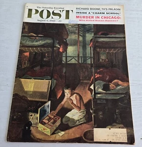 VTG. SATURDAY EVENING POST MAGAZINE AUGUST 6 1960 - Picture 1 of 5