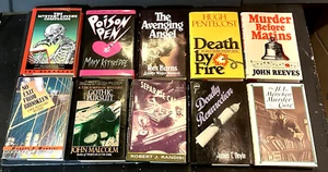 Lot of 10 Murder Mystery Suspense Thriller Crime HC Books 3 Review Copy Various - Picture 1 of 5