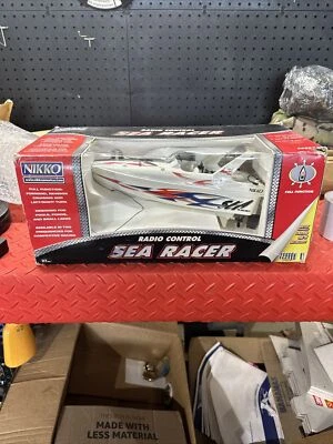Nikko Radio Control Sea Racer Boat Black 300051 NIB Sealed Original Box - Image 1 of 4