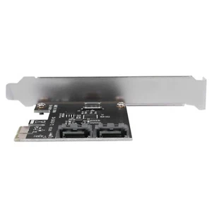 SATA3.0 2-Port Expansion Controller Card Expansion Adapt For Windows XP - Afbeelding 1 van 13