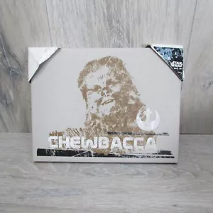 Star Wars Chewbacca Canvas Wall Art / by Artissimo Printed 2014 / 6.5" W x 8.5 L - Picture 1 of 5
