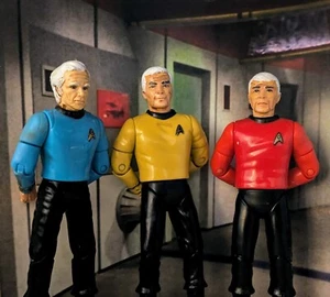 Star Trek Playmates Lote Personalizado Serie Original Años Mortales Kirk Scottie McCoy  - Imagen 1 de 1
