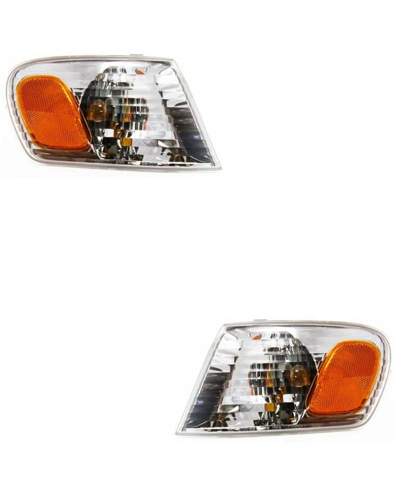 Par de luces de señalización lateral de señal de giro para Toyota Corolla 2001 2002 montadas en guardabarros Foto 1 de 4
