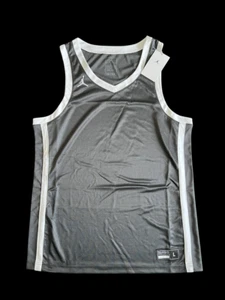 🔥 NWT $47 NIKE Jordan Men’s Sz L Team Sports Training Tank Top Jersey Grey 🔥 - Picture 1 of 5