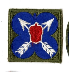 XXI Corps White Back Patch WWII Vintage France Germany Austria Europe - Picture 1 of 2