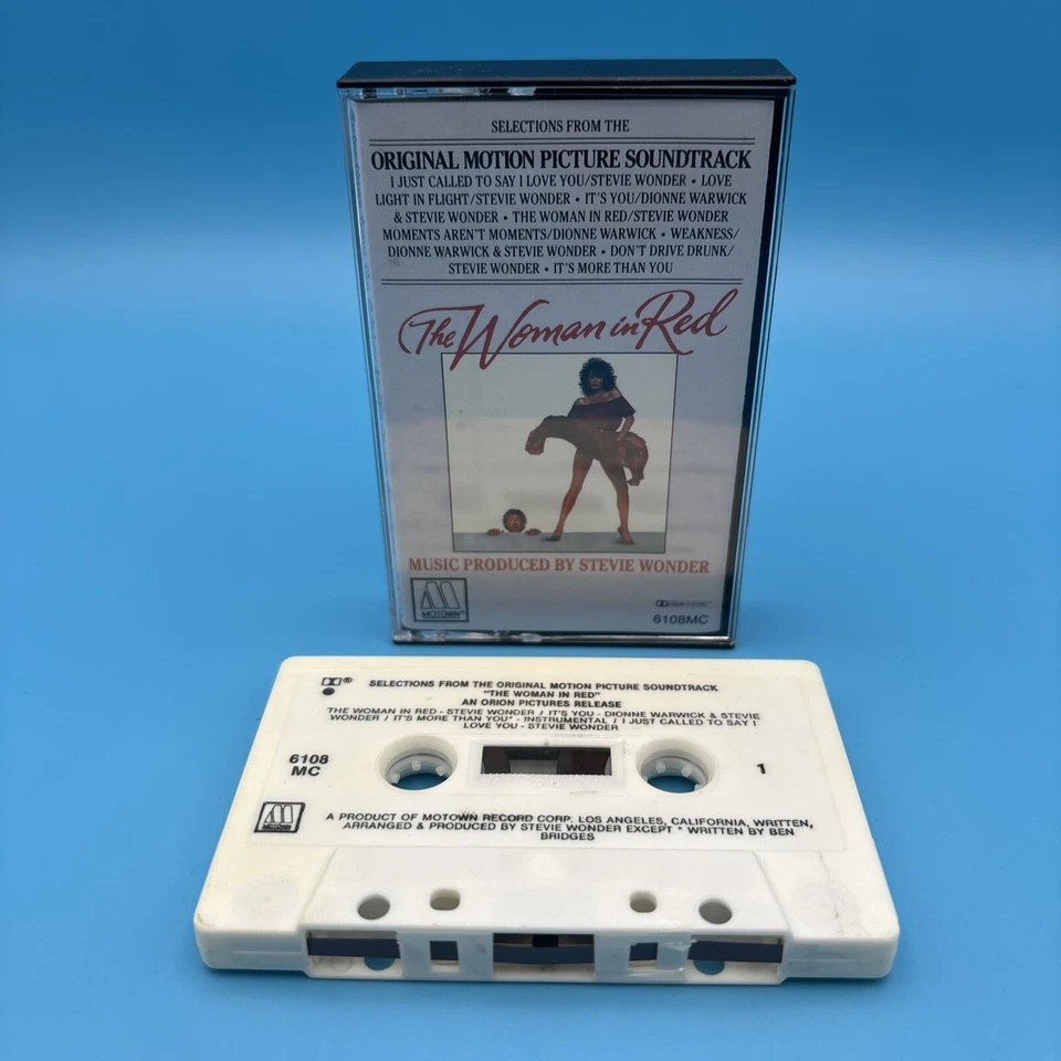 Vintage The Woman in Red Soundtrack 1984 Cassette Motown Stevie Wonder 6108MC - Image 1 of 1