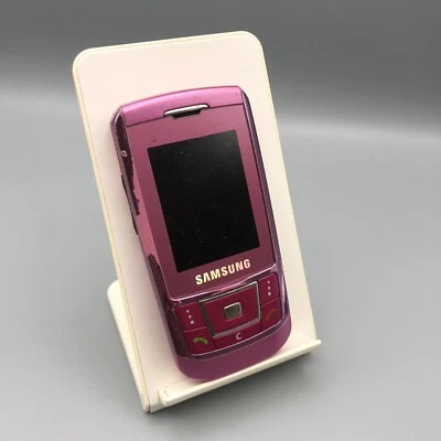 Samsung SGH D900i Pink Slide Mobile Phone Retro - missing battery, untested - Image 1 of 4