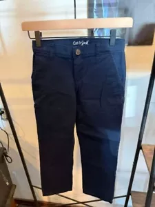 Boys' Chino Pants - Cat & Jack™ Blue 7 - Picture 1 of 3
