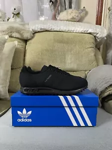 Adidas Originals LA Trainer Weave Triple Black Shoes BNIB Size 7.5uk Mens S78340 - Picture 1 of 19