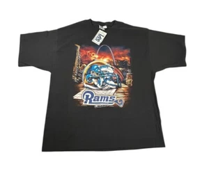 St Louis Rams Shirt Men XXL Vintage Los Angeles 2000 LA Y2K Helmet Graphic NEW - Picture 1 of 9