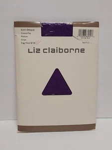 NEU VTG Liz Claiborne Control Top Strumpfhose Gr. M LILA seidig blickdicht Traube WEICH - Bild 1 von 8