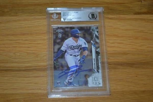 LAD Gavin Lux Autographed 2020 Topps Chrome Ben Baller RC #148 BGS Encapsulated - Picture 1 of 5