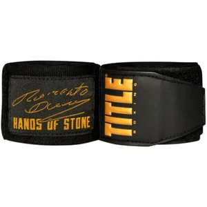 Title Boxing Roberto Duran Hand Wraps - Black - Picture 1 of 2