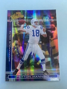 2006 Absolute Memorabilia Refractor NFL Football Card #71 Peyton Manning - Picture 1 of 4