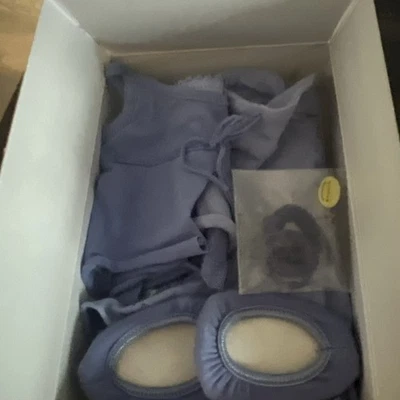 American Girl Mia NIGHT Conjunto Azul PIJAMA Camiseta sin mangas PANTALONES ZAPATILLAS ZAPATOS ++ Foto 1 de 4