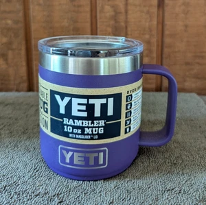YETI Rambler 10 oz MUG w/ Magslide Lid (Limited Edition PEAK PURPLE) - Picture 1 of 3