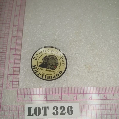 Bewachungen St. Gallen Hurlimann Dog Guarding Pin 1/1 LOT 326 - Bild 1 von 3