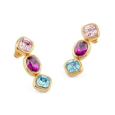 GUESS Schmuck Damen-Ohrringe Ohrhänger Mehrfarbig Goldfarben JUBE05312JWYGMCT/U - Bild 1 von 2