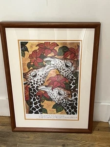 Luis Sottil "Gentle Giants" Giraffes Artwork, Earth Angels Hand Signed 148/650 - Picture 1 of 14