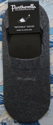 Pantherella Men's English Invisible Cotton Socks Dark Grey UK 10-12 EU 45-47 £13 - Image 1 of 4