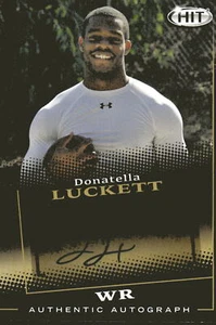 2015 SAGE HIT Donatella Luckett Harding University Rookie Auto - Picture 1 of 2
